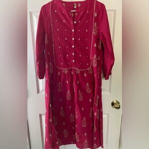 Ethnic Fuchsia Kurti Medium